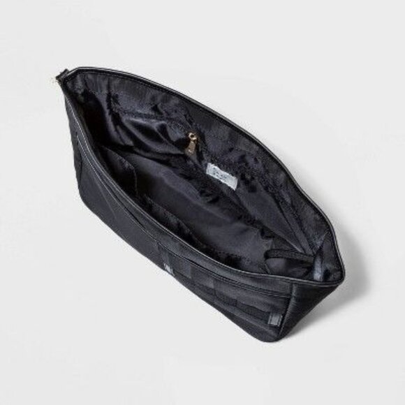 A new Day Black Nylon Travel Pouch Organizer With Zipper & Multiple Compartments - Picture 2 of 16